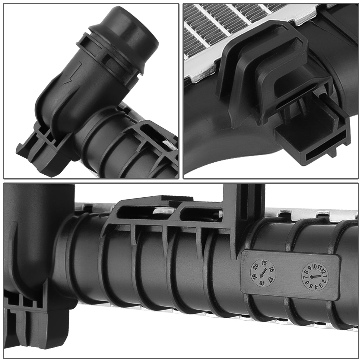 RADIADOR RADIATOR - OEM - 15-16 AUDI A3 1.4L, 1.8L / 16-20 AUDI A3 2.0L / 15-20 AUDI A3 QUATTRO 2.0L / 19-21 AUDI Q3 2.0L / 15-20 AUDI S3 2.0L / 16-21 AUDI TT 2.0L QUATTRO / 15-21 VOLKSWAGEN GTI 2.0L / 15-18 VOLKSWAGEN GOLF 1.8L / 15-19 VOLKSWAGEN GOLF R