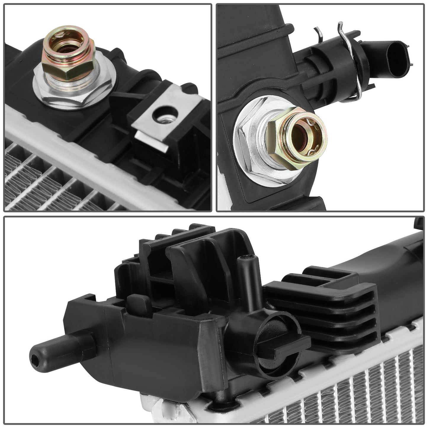 RADIADOR RADIATOR - OEM - 17-19 BUICK LACROSSE 3.6L / 16-19 CHEVROLET MALIBU 1.5L - DPI-13574