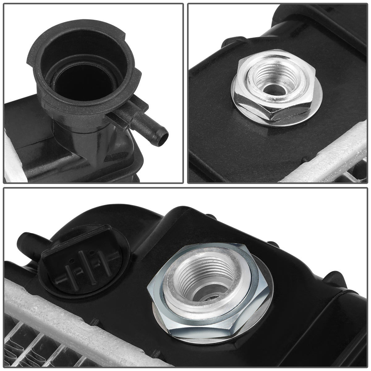 RADIADOR RADIATOR - OEM - 92-95 CHEVROLET LUMINA APV / 92-95 OLDSMOBILE SILHOUETTE / 92-95 PONTIAC TRANS SPORT - FITS 3.8L W/ 2 TRANSMISSION OIL COOLERS - DPI - 1476