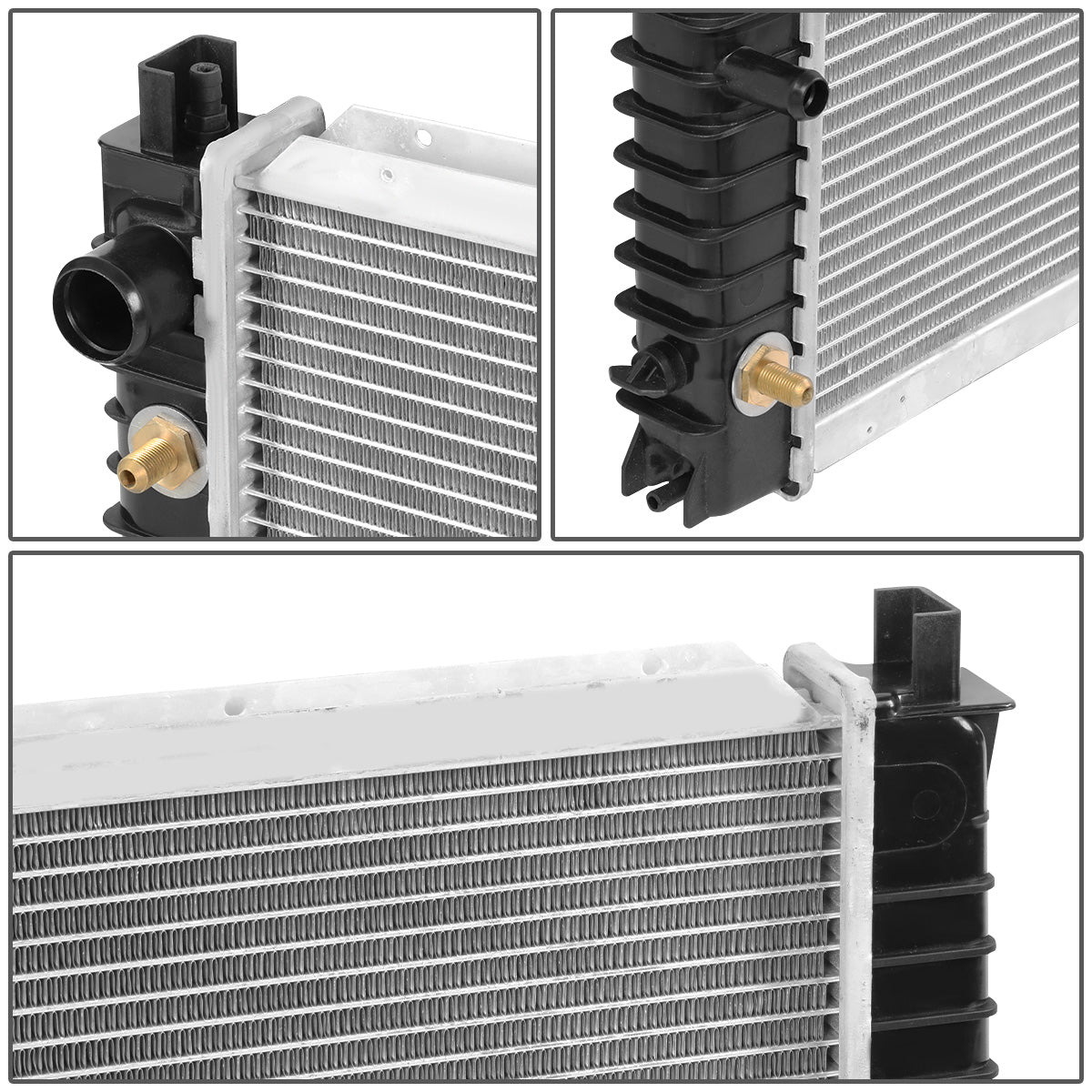RADIADOR RADIATOR - OEM - 87-92 VOLVO 740 / 92-95 VOLVO 940 - FITS AUTOMATIC OR MANUAL TRANSMISSION MODELS WITH 2.3L NA WITH 23 1/4 IN. CORE RADIATO - DPI 1577