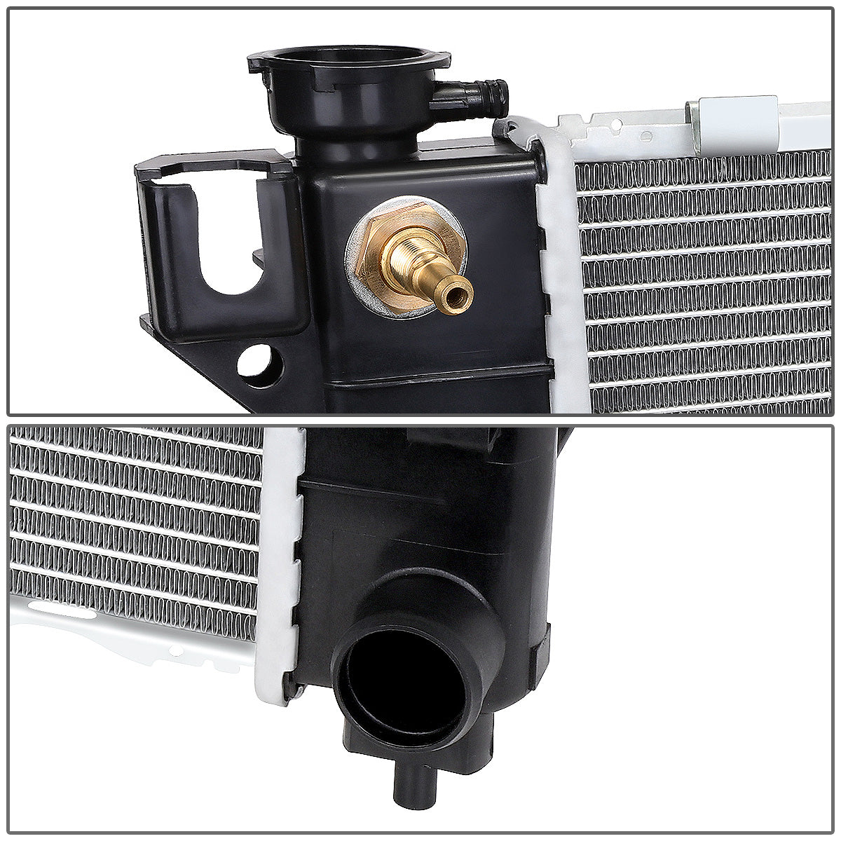 RADIADOR RADIATOR - OEM - 96-00 CHRYSLER GRAND VOYAGER / 96-00 CHRYSLER TOWN & COUNTRY / 96-00 CHRYSLER VOYAGER / 96-00 DODGE CARAVAN / 96-00 DODGE GRAND CARAVAN / 96-00 PLYMOUTH GRAND VOYAGER / 96-00 PLYMOUTH VOYAGER - FITS AUTOMATIC MODELS WITHOUT OIL