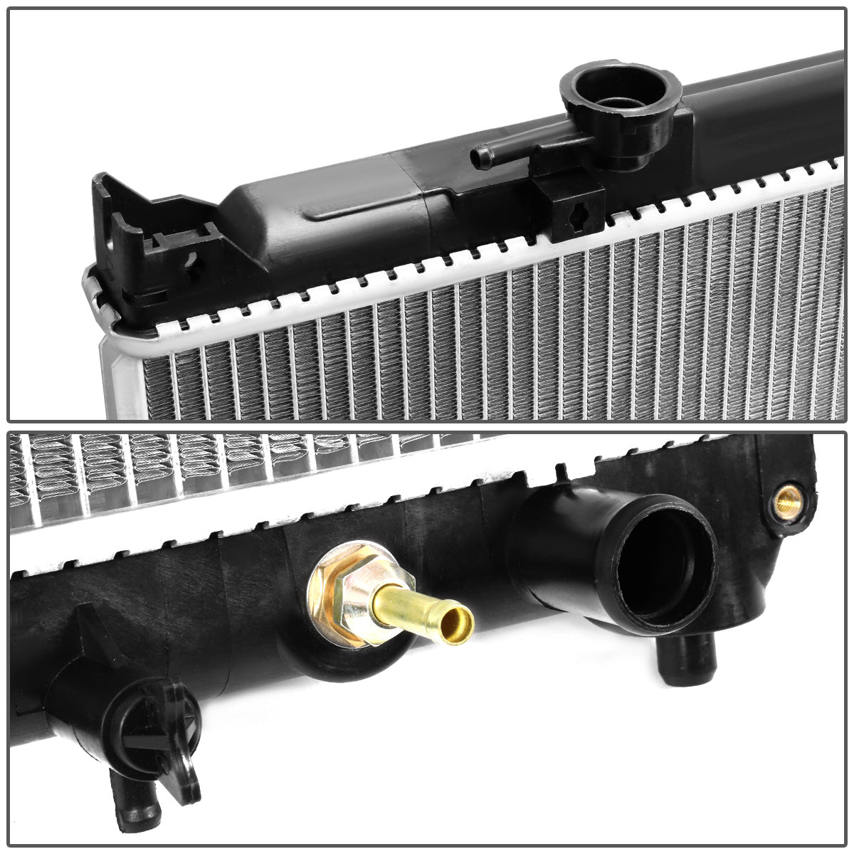 RADIADOR RADIATOR - OEM - 92-98 SUZUKI SIDEKICK 1.6 1.8 / 94-97 GEO TRACKER 1.6 / 1998 CHEVY TRACKER 1.6 - FITS MODELS WITH 18-1/8" BETWEEN TOP MOUNTING HOLES - FITS AUTOMATIC TRANSMISSION MODELS - DPI 1864
