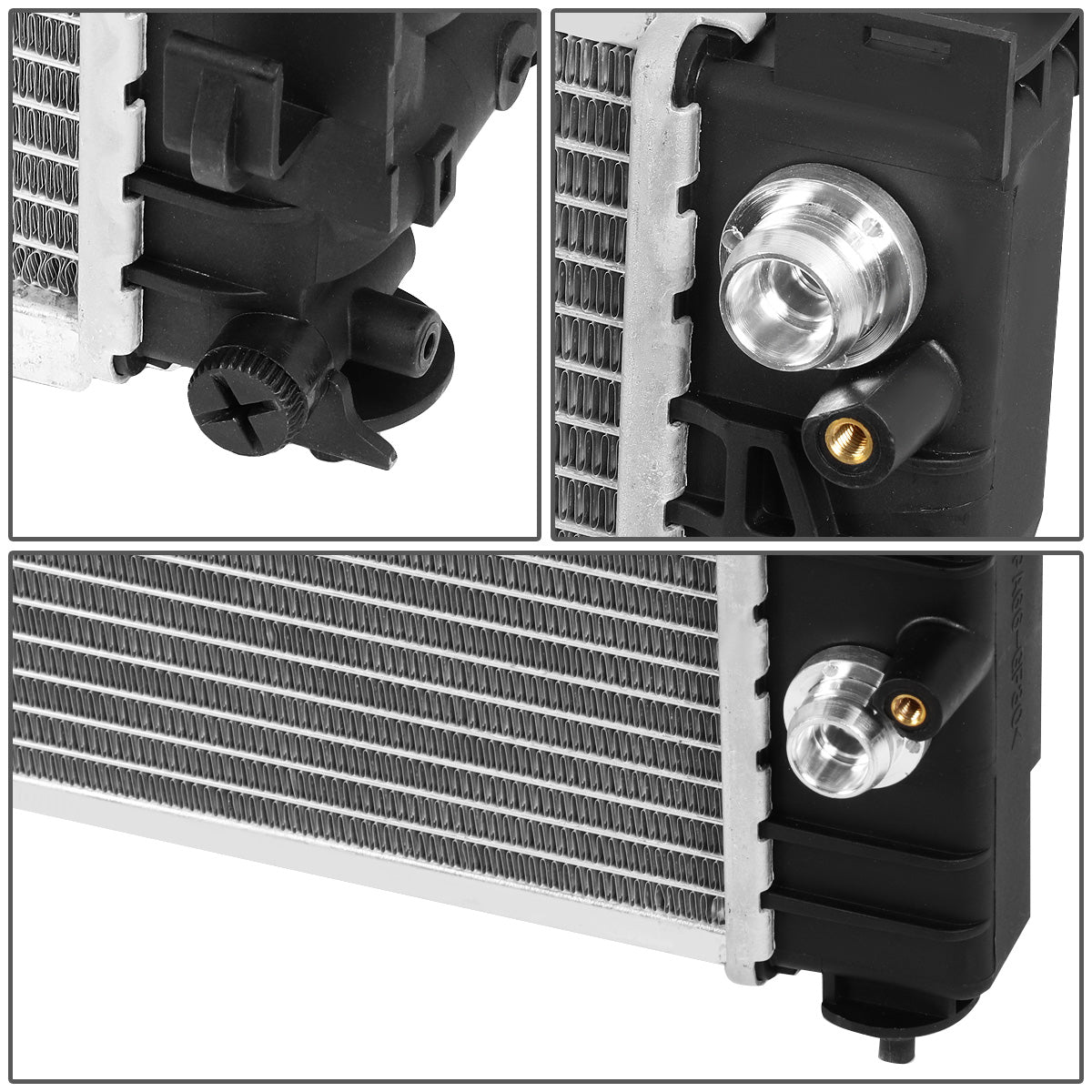 RADIADOR RADIATOR - OEM - 97-01 AUDI A4 QUATTRO 1.8 2.8 / 98-05 VOLKSWAGEN PASSAT 1.8 GAS & 2.0 DIESEL - FITS AUTOMATIC & MANUAL TRANSMISSION MODELS - DPI-2034
