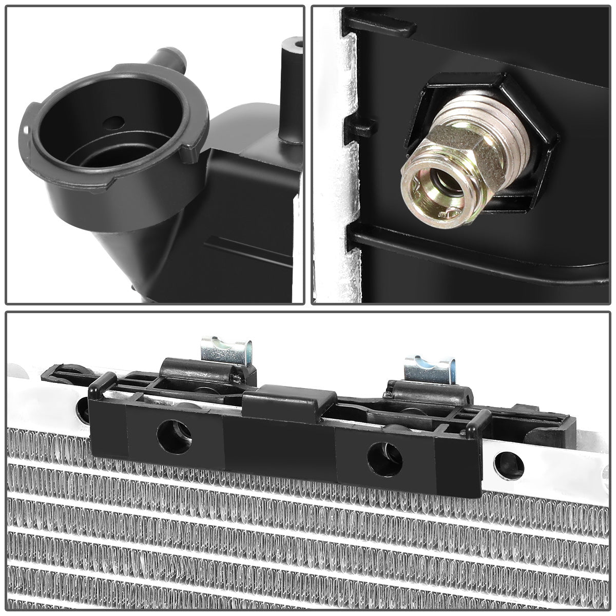RADIADOR RADIATOR - OEM - 00-05 BUICK LESABRE 3.8 V6 / 00-05 PONTIAC BONNEVILLE 3.8 V6 - FOR MODELS WITH LOW COOLANT INDICATOR - FOR AUTOMATIC TRANSMISSION MODELS - DPI-2347