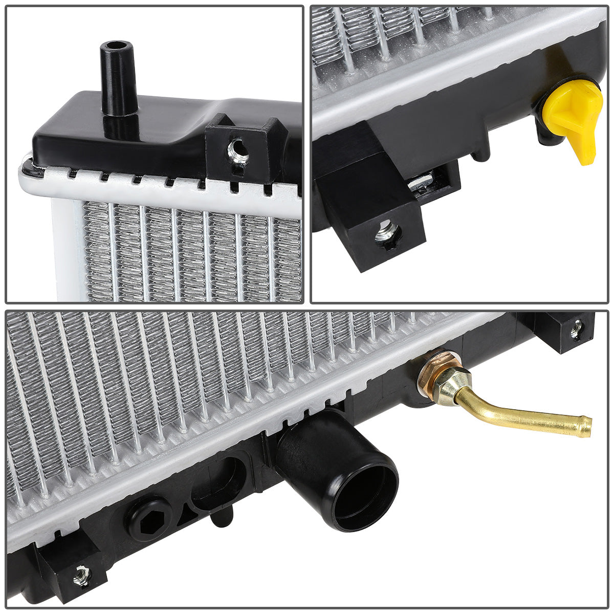 RADIADOR RADIATOR - OEM - 01-05 CHRYSLER SEBRING L4 AT / 01-05 DODGE STRATUS L4 AT / 00-05 MITSUBISHI ECLIPSE L4 AT - DPI-2405