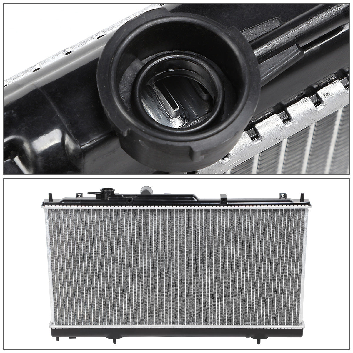 RADIADOR RADIATOR - OEM - 01-06 CHRYSLER CIRRUS 2.4L, 2.7L AT / 01-06 CHRYSLER SEBRING 2.4L, 2.7L AT / 01-06 DODGE STRATUS 2.4L, 2.7L AT / 01-05 MITSUBISHI ECLIPSE 2.4L AT - DPI-2438