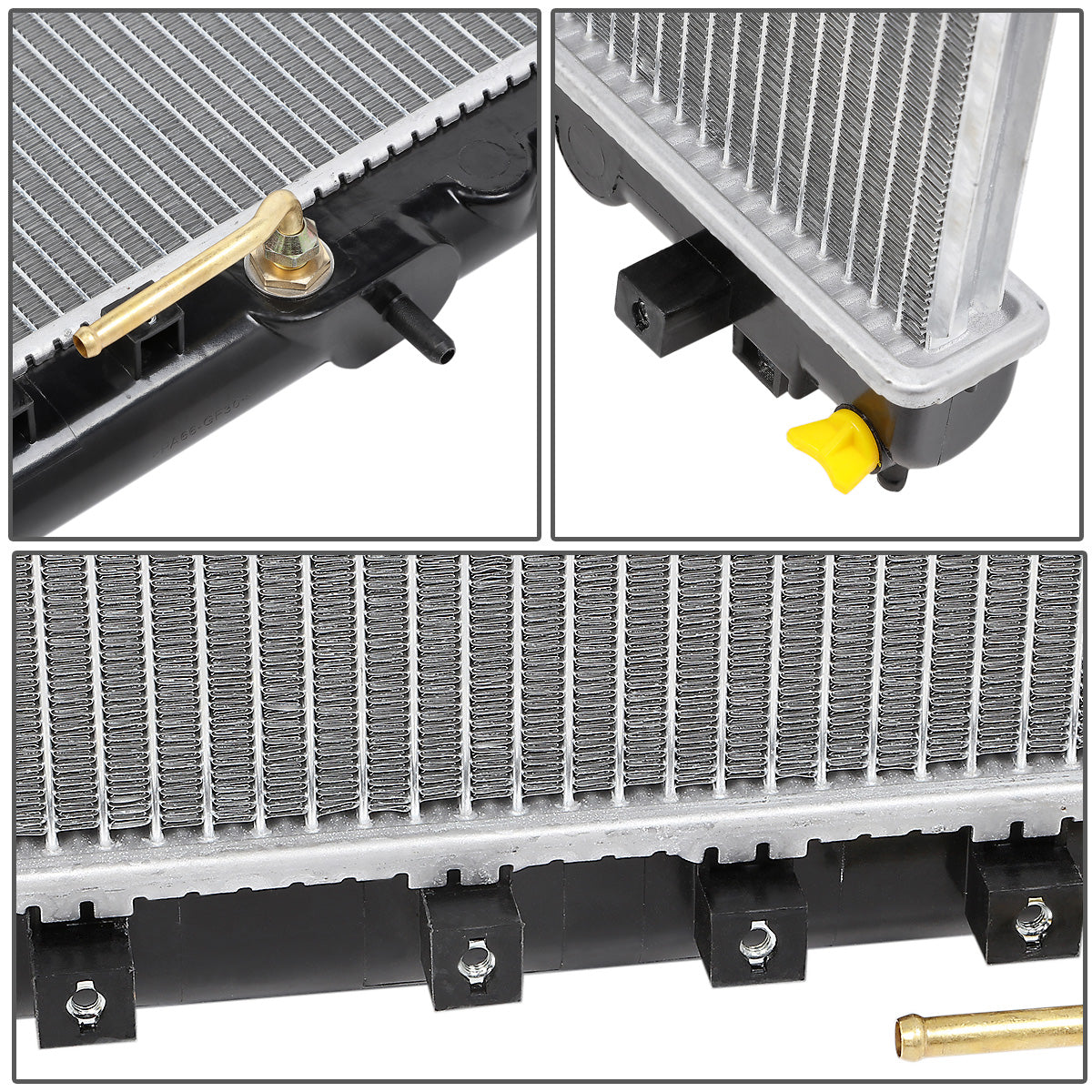 RADIADOR RADIATOR - OEM - 01-06 CHRYSLER CIRRUS 2.4L, 2.7L AT / 01-06 CHRYSLER SEBRING 2.4L, 2.7L AT / 01-06 DODGE STRATUS 2.4L, 2.7L AT / 01-05 MITSUBISHI ECLIPSE 2.4L AT - DPI-2438