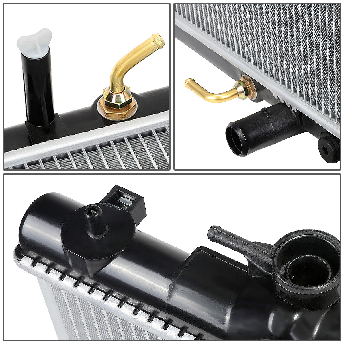RADIADOR RADIATOR - OEM - 01-07 HIGHLANDER - FITS MODELS WITH 2.4 LITER ENGINES - FITS AUTOMATIC OR MANUAL TRANSMISSION MODELS - DPI 2454