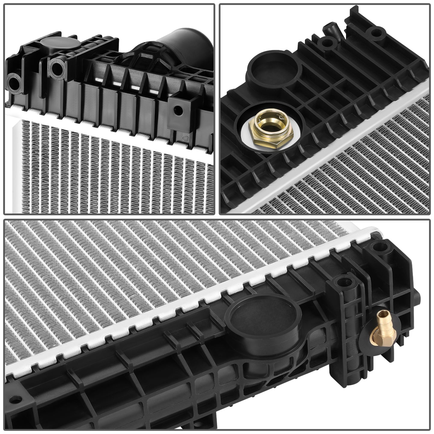RADIADOR RADIATOR - OEM - FREIGHTLINER BUSINESS CLASS M2 2006-2012 / FREIGHTLINER M2 106 2006-2015 / STERLING TRUCK ACTERRA 2008-2010 - WITH PASSENGER SIDE OUTLET