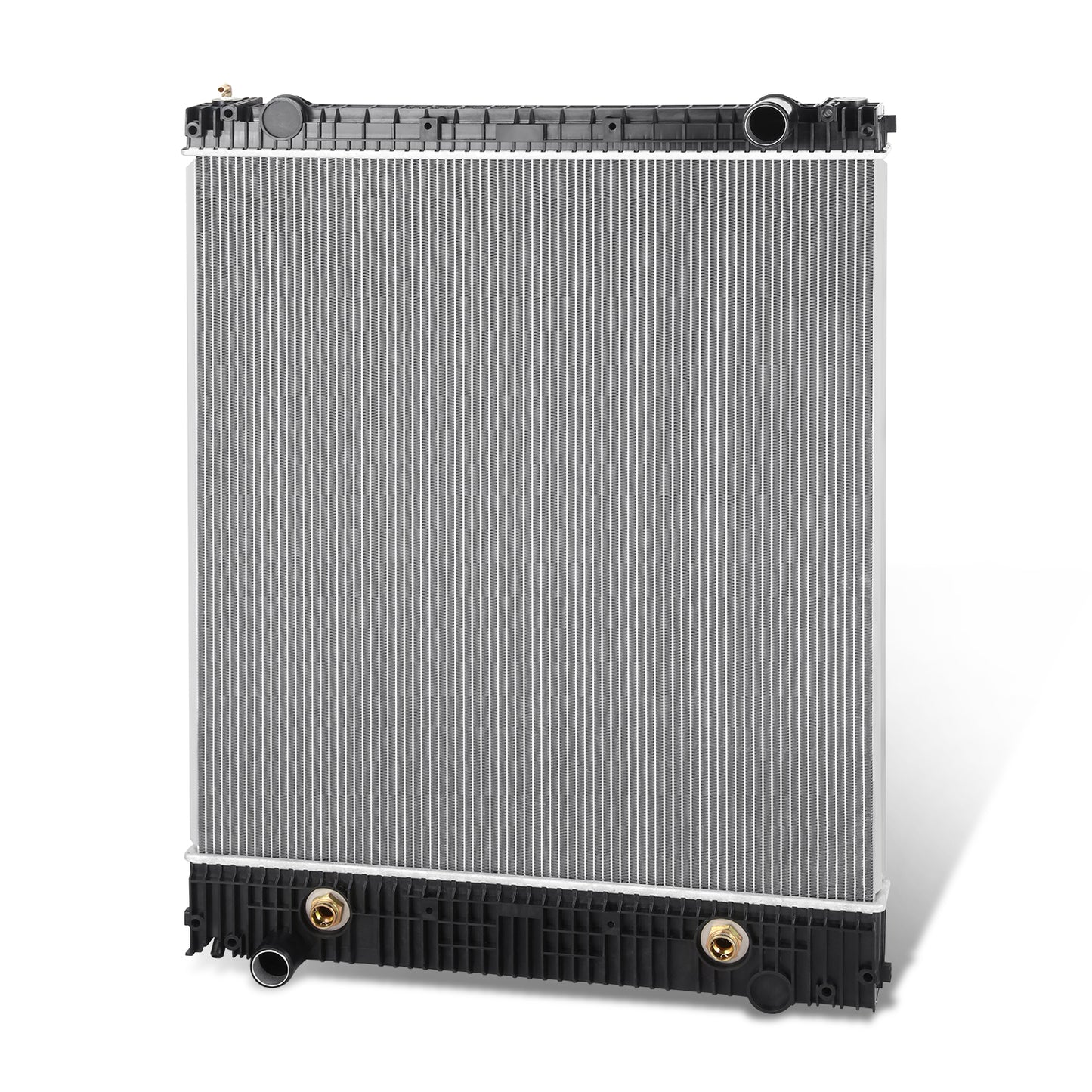 RADIADOR RADIATOR - OEM - FREIGHTLINER BUSINESS CLASS M2 2008-2012 / FREIGHTLINER M2 112 2009-2013 / FREIGHTLINER M2 106 2008-2013 / STERLING TRUCK ACTERRA 2008-2010 - WITH DRIVER SIDE OUTLET