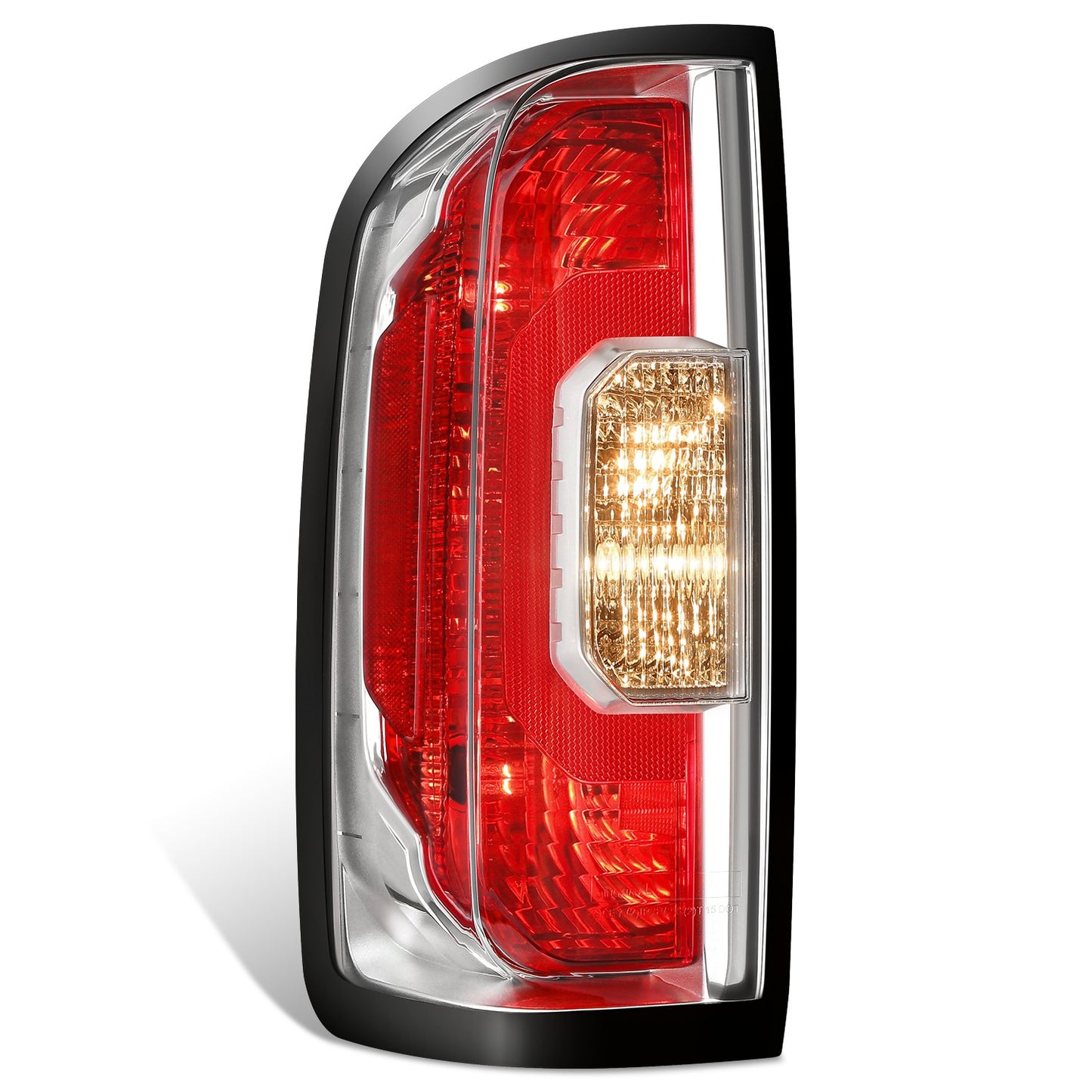 FAROS TRASEROS OE STYLE - 15-22 GMC CANYON - 921 REVERSE / 7443 TURN SIGNAL / 7443 TAIL LIGHT - CHROME HOUSING - LEFT