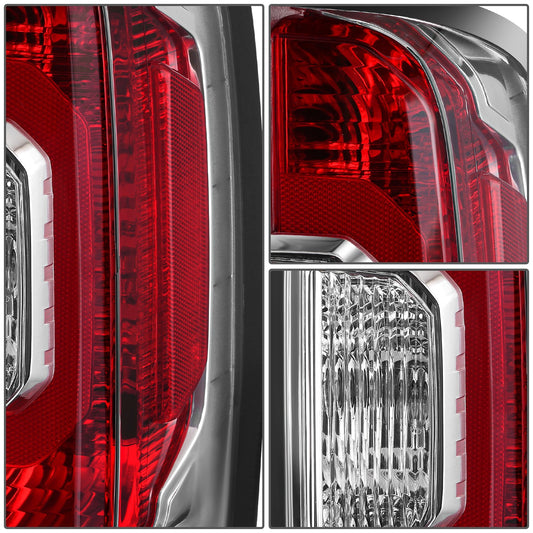 FAROS TRASEROS OE STYLE - 15-22 GMC CANYON - 921 REVERSE / 7443 TURN SIGNAL / 7443 TAIL LIGHT - CHROME HOUSING - RIGHT