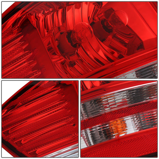 FAROS TRASEROS OE STYLE - 09-20 DODGE JOUNEY - FITS MODELS WITHOUT LED TAIL LAMPS - 3157 BRAKE / 3157 TURN SIGNAL / 3157 TAIL LAMP - CHROME HOUSING - LEFT