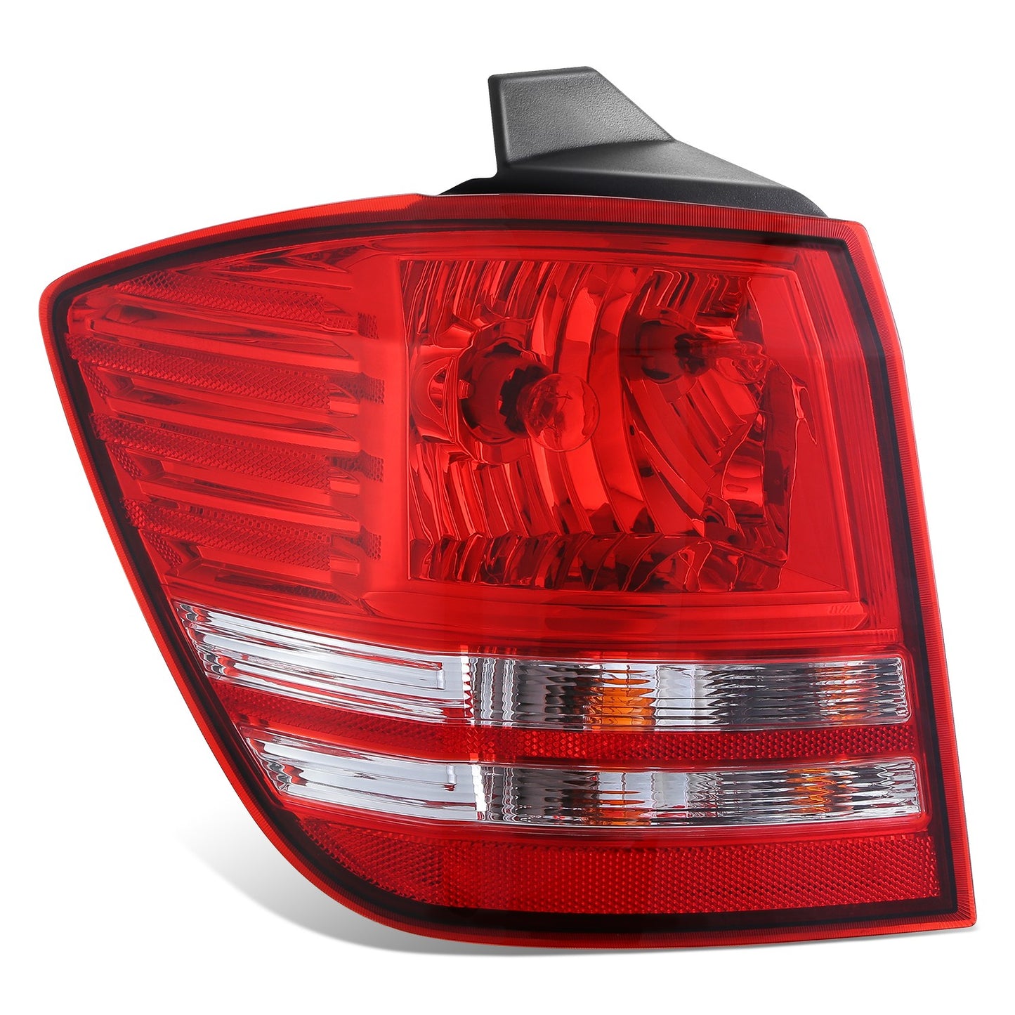 FAROS TRASEROS OE STYLE - 09-20 DODGE JOUNEY - FITS MODELS WITHOUT LED TAIL LAMPS - 3157 BRAKE / 3157 TURN SIGNAL / 3157 TAIL LAMP - CHROME HOUSING - LEFT