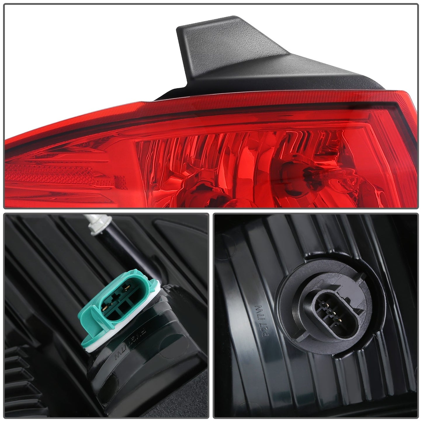 FAROS TRASEROS OE STYLE - 09-20 DODGE JOUNEY - FITS MODELS WITHOUT LED TAIL LAMPS - 3157 BRAKE / 3157 TURN SIGNAL / 3157 TAIL LAMP - CHROME HOUSING - LEFT AND RIGHT