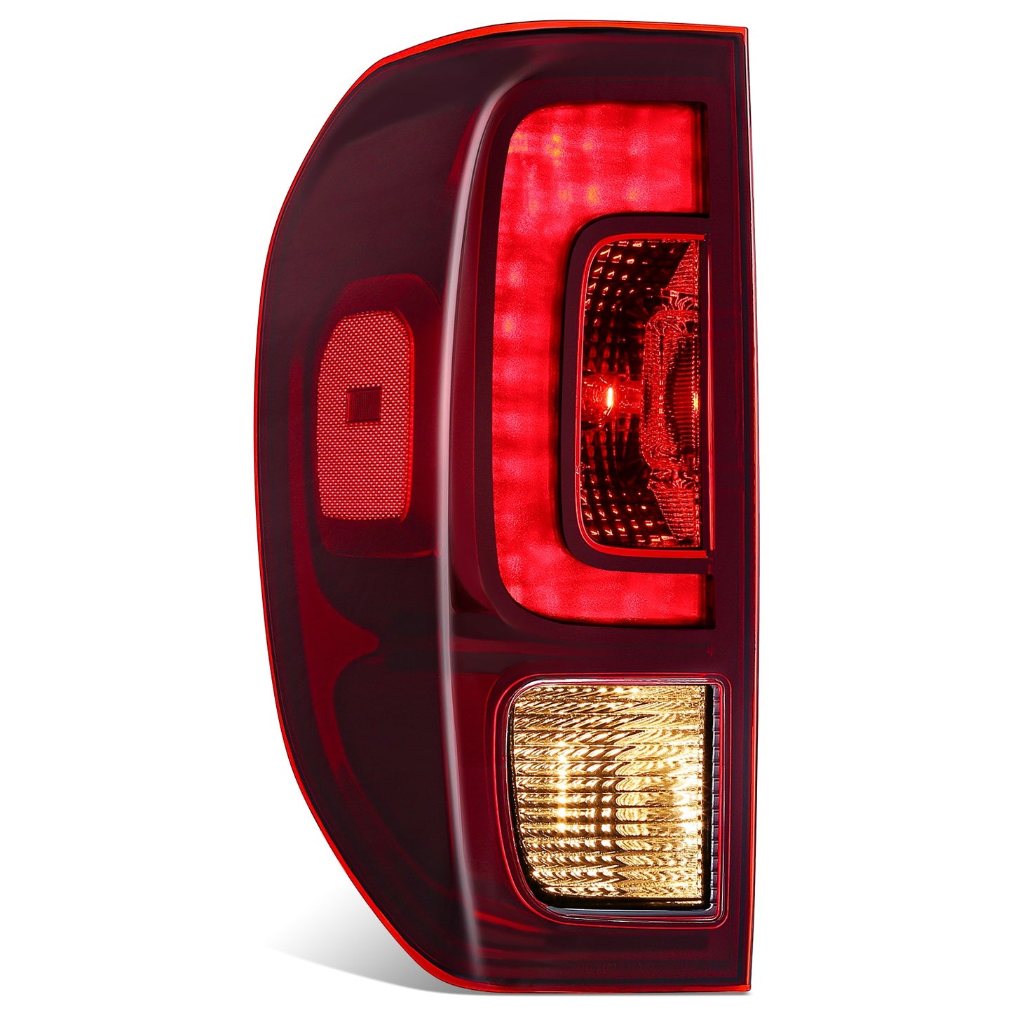 FAROS TRASEROS OE STYLE - 17-19 HONDA RIDGELINE - 7440 REVERSE / 7440 TURN SIGNAL - CHROME HOUSING - LEFT