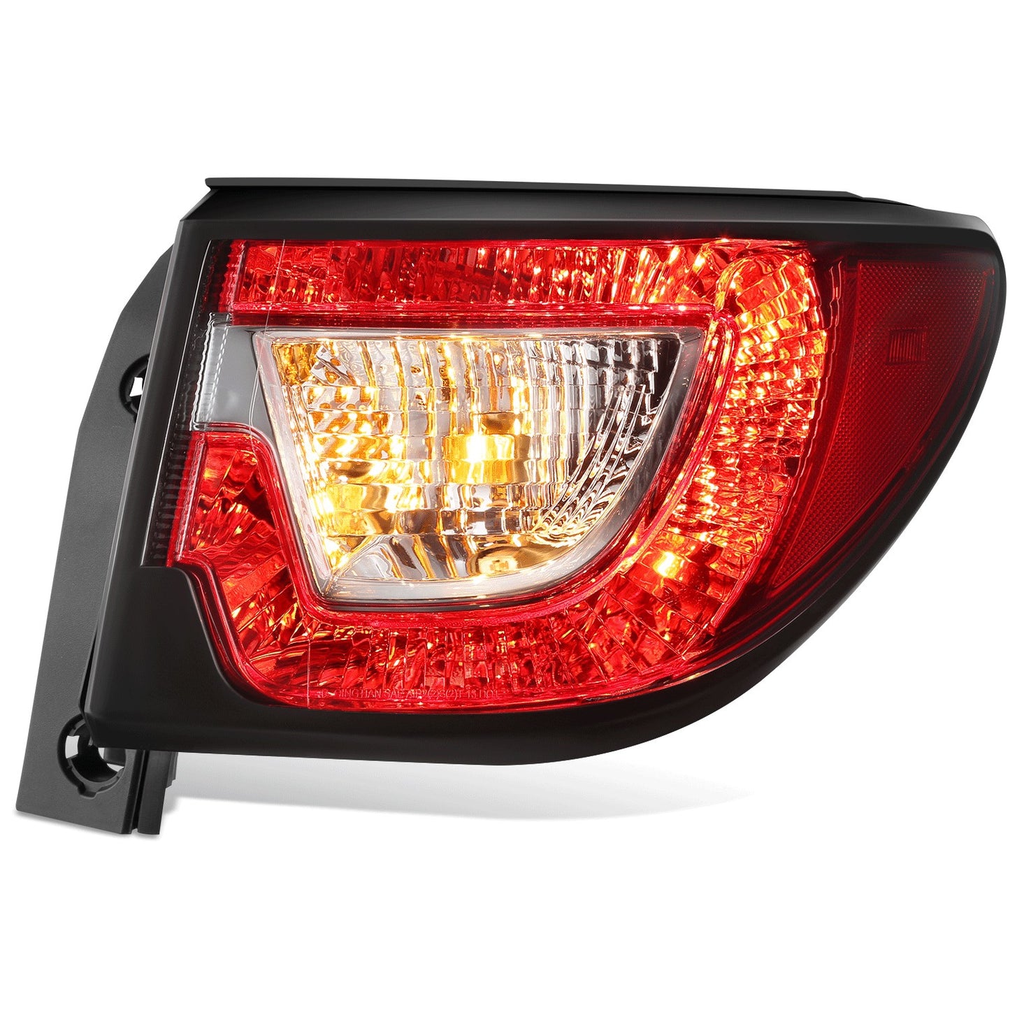 FAROS TRASEROS OE STYLE - 13-17 CHEVY TRAVERSE - OUTER - 7440 TURN SIGNAL / 7443 BRAKE / 7443 TAIL LAMP - CHROME HOUSING - RIGHT