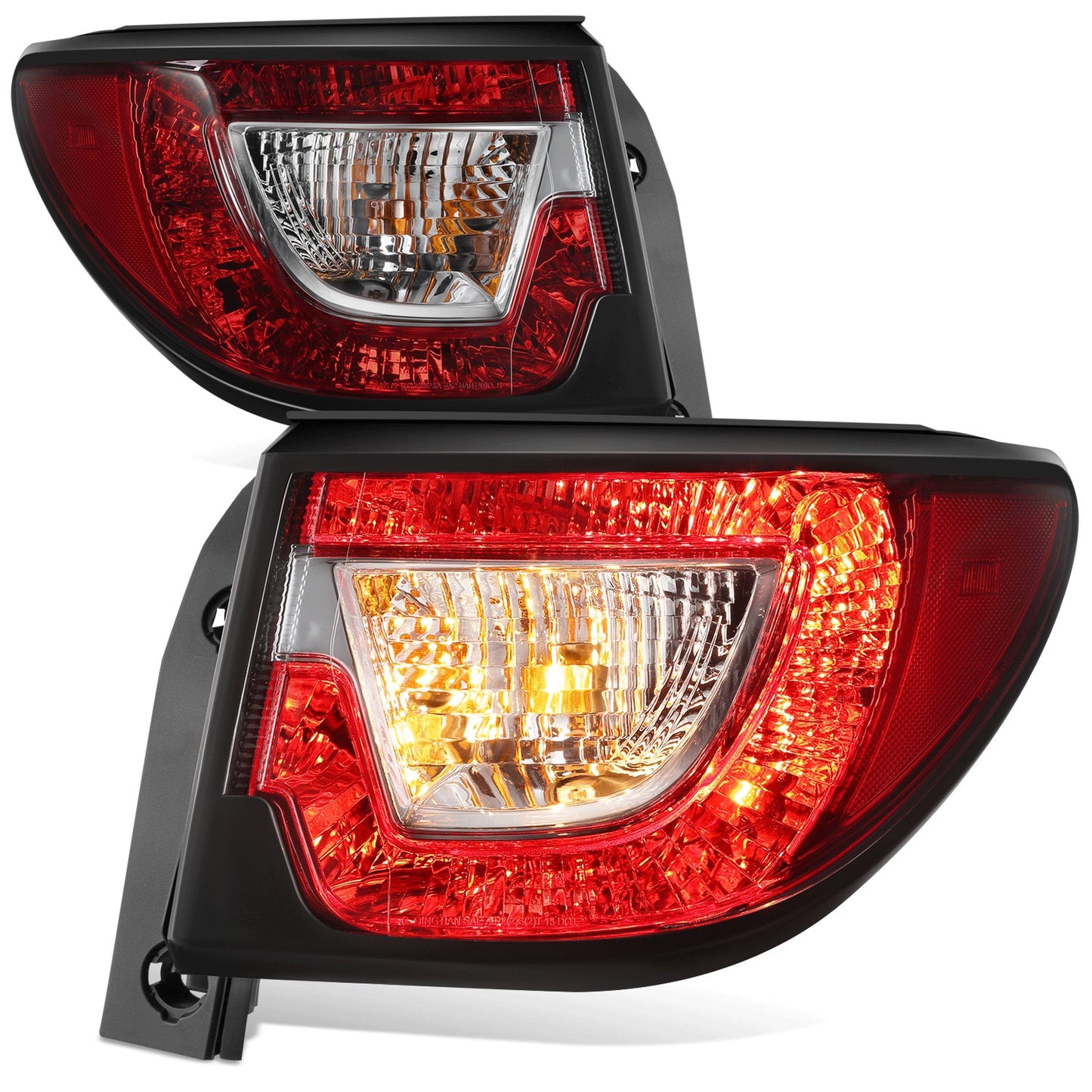 FAROS TRASEROS OE STYLE - 13-17 CHEVY TRAVERSE - OUTER - 7440 TURN SIGNAL / 7443 BRAKE / 7443 TAIL LAMP - CHROME HOUSING - LEFT AND RIGHT