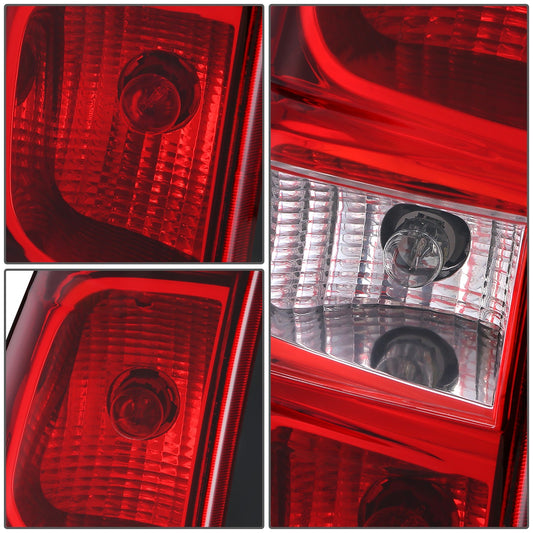 FAROS TRASEROS OE STYLE - CHEVROLET SUBURBAN 1500 2007-2014 / CHEVROLET SUBURBAN 2500 2007-2013 / CHEVROLET TAHOE 2007-2014 - 7441 REVERSE / 3057 TURN SIGNAL / 3057 TAIL LIGHT - CHROME HOUSING - LEFT