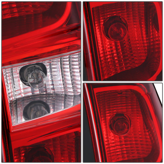 FAROS TRASEROS OE STYLE - CHEVROLET SUBURBAN 1500 2007-2014 / CHEVROLET SUBURBAN 2500 2007-2013 / CHEVROLET TAHOE 2007-2014 - 7441 REVERSE / 3057 TURN SIGNAL / 3057 TAIL LIGHT - CHROME HOUSING - RIGHT