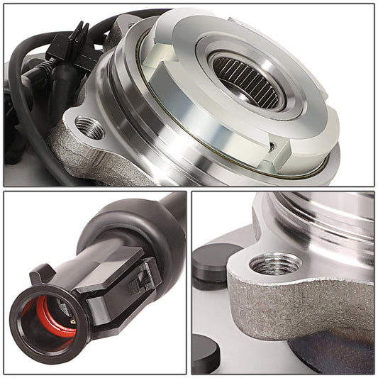 MASA DE RUEDA WHEEL HUBS & BEARINGS - FORD EXCURSION 2000-2002 / FORD F-250 SUPER DUTY 1999-2004 / FORD F-350 SUPER DUTY 1999-2004 / FRONT, LEFT, RIGHT - 4WD WITH SINGLE REAR WHEELS WITH 8 LUG WHEELS WITH 14MM-2.00MM COARSE THREAD