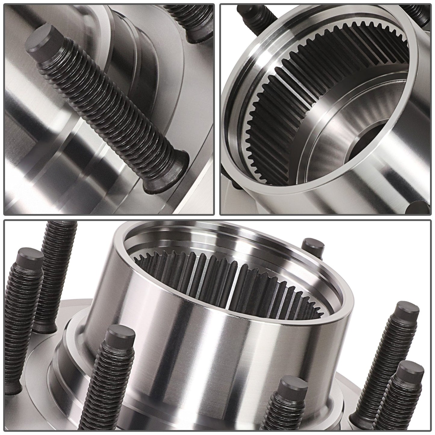 MASA DE RUEDA WHEEL HUBS & BEARINGS - FORD EXCURSION 2000-2002 / FORD F-250 SUPER DUTY 1999-2004 / FORD F-350 SUPER DUTY 1999-2004 / FRONT, LEFT, RIGHT - 4WD WITH SINGLE REAR WHEELS WITH 8 LUG WHEELS WITH 14MM-2.00MM COARSE THREAD