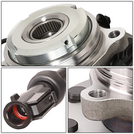 MASA DE RUEDA WHEEL HUBS & BEARINGS - FORD EXCURSION 2003-2005 / FORD F-250 SUPER DUTY 2003-2004 / FORD F-350 SUPER DUTY 2003-2004 / FRONT, LEFT, RIGHT - 4WD WITH SINGLE REAR WHEELS WITH 8 LUG WHEELS WITH 14MM-1.5MM FINE THREAD