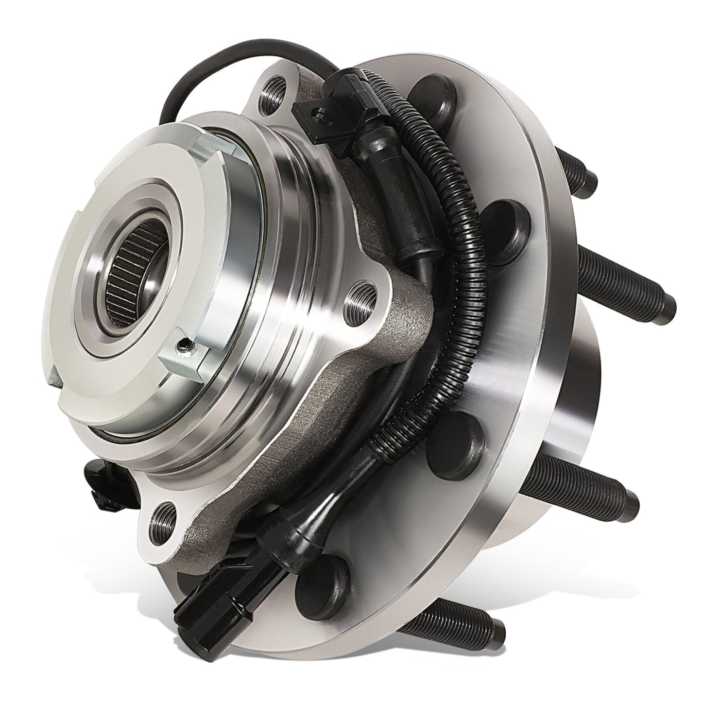 MASA DE RUEDA WHEEL HUBS & BEARINGS - FORD EXCURSION 2003-2005 / FORD F-250 SUPER DUTY 2003-2004 / FORD F-350 SUPER DUTY 2003-2004 / FRONT, LEFT, RIGHT - 4WD WITH SINGLE REAR WHEELS WITH 8 LUG WHEELS WITH 14MM-1.5MM FINE THREAD