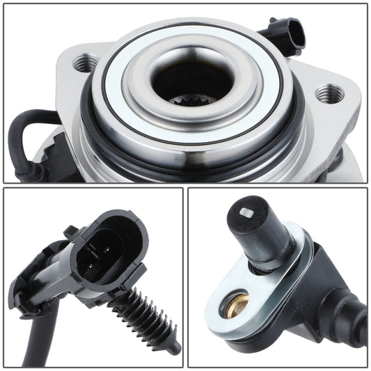 MASA DE RUEDA WHEEL HUBS & BEARINGS - 1997-2005 CHEVROLET BLAZER / 1997-2004 CHEVROLET S10 / 1997-2005 GMC JIMMY / 1997-2004 GMC SONOMA / 1998-2000 ISUZU HOMBRE / 1997-2001 OLDSMOBILE BRAVADA - WITH ABS SENSOR