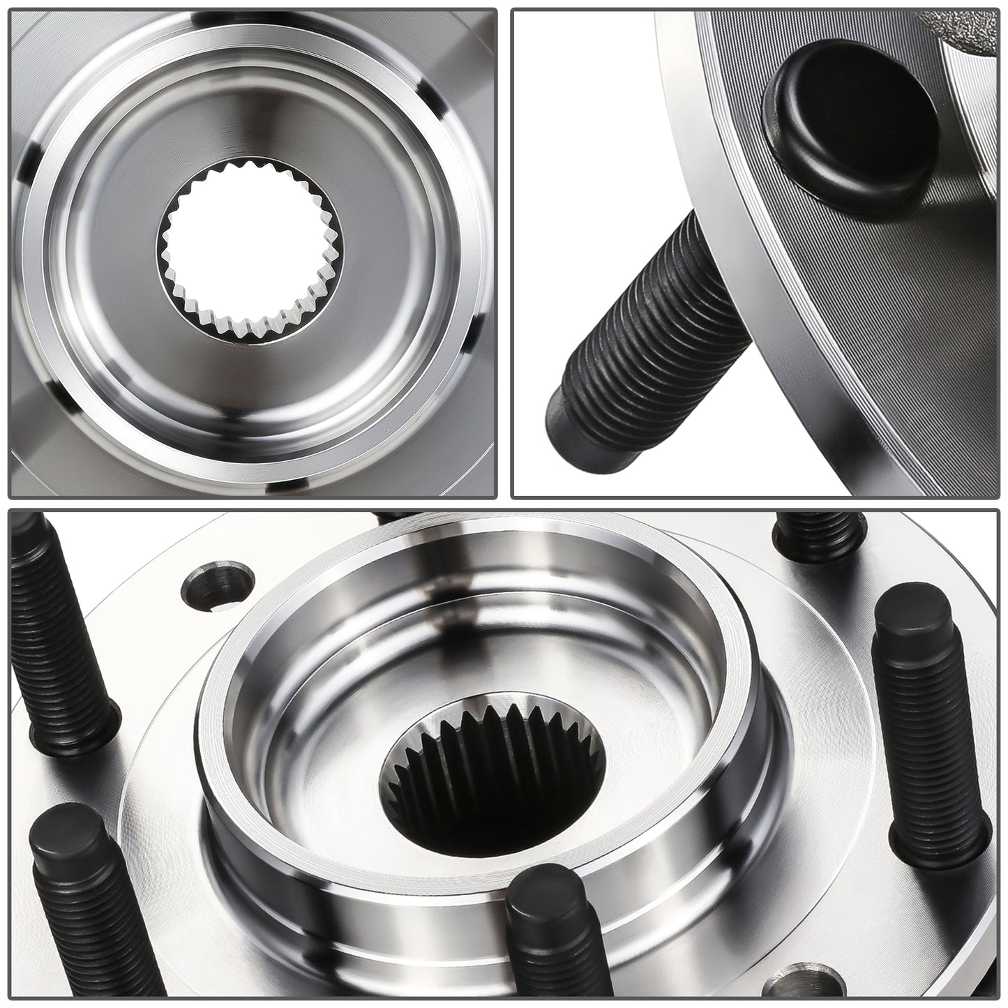 MASA DE RUEDA WHEEL HUBS & BEARINGS - BUICK RAINIER 2004-2007 / CHEVROLET SSR 2003-2006 / CHEVROLET TRAILBLAZER 2002-2009 / GMC ENVOY 2002-2009 / OLDSMOBILE BRAVADA 2002-2004 / SAAB 9-7X 2005-2009 / ISUZU ASCENDER 2003-2008 - RWD, 4WD WITH 6-LUG WHEELS
