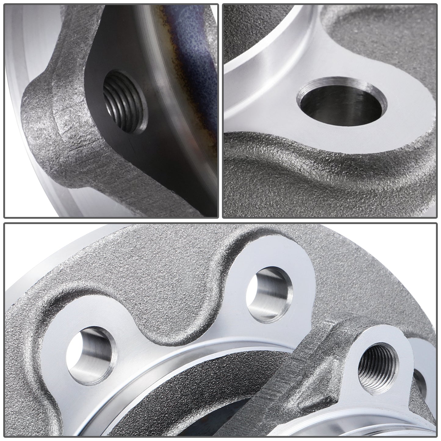 MASA DE RUEDA WHEEL HUBS & BEARINGS - DODGE RAM 2500 1994-1999 - 4WD WITH 2-WHEEL ABS - WITH 4 BOLT RECTANGULAR FLANGE