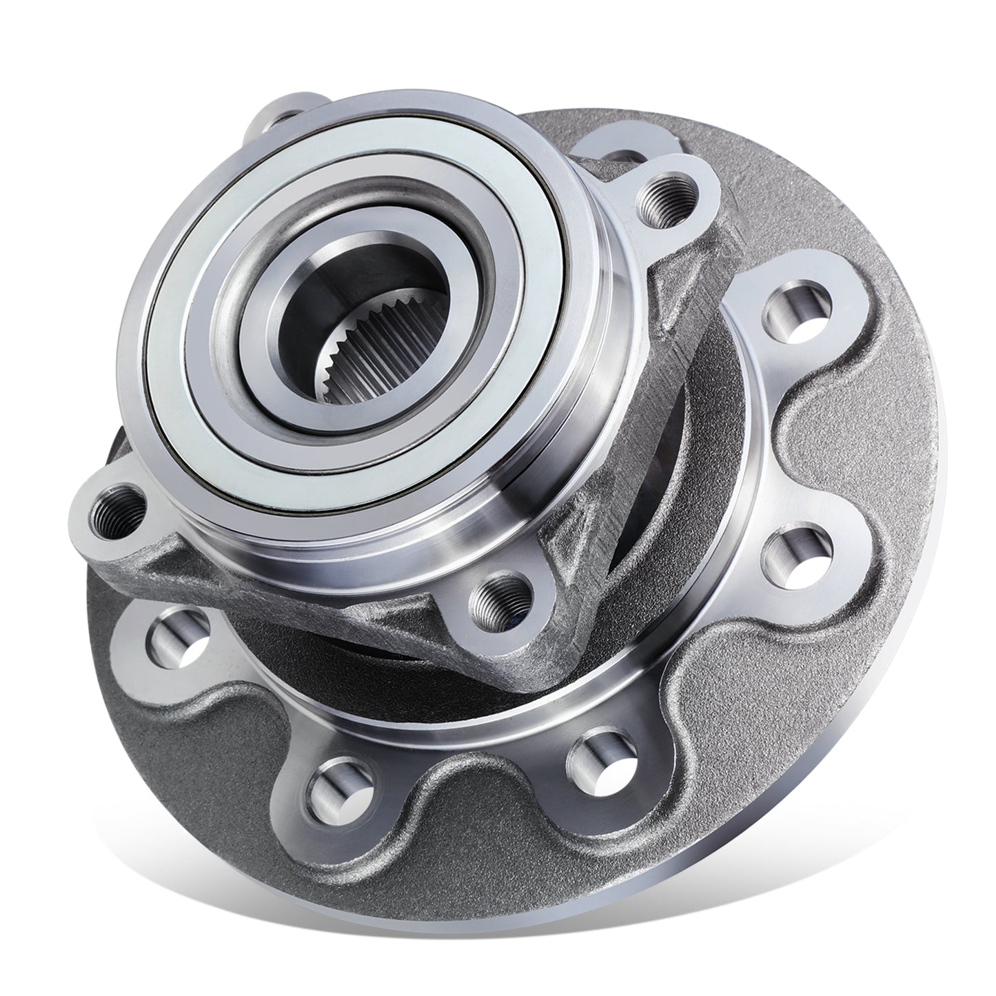 MASA DE RUEDA WHEEL HUBS & BEARINGS - DODGE RAM 2500 1994-1999 - 4WD WITH 2-WHEEL ABS - WITH 4 BOLT RECTANGULAR FLANGE
