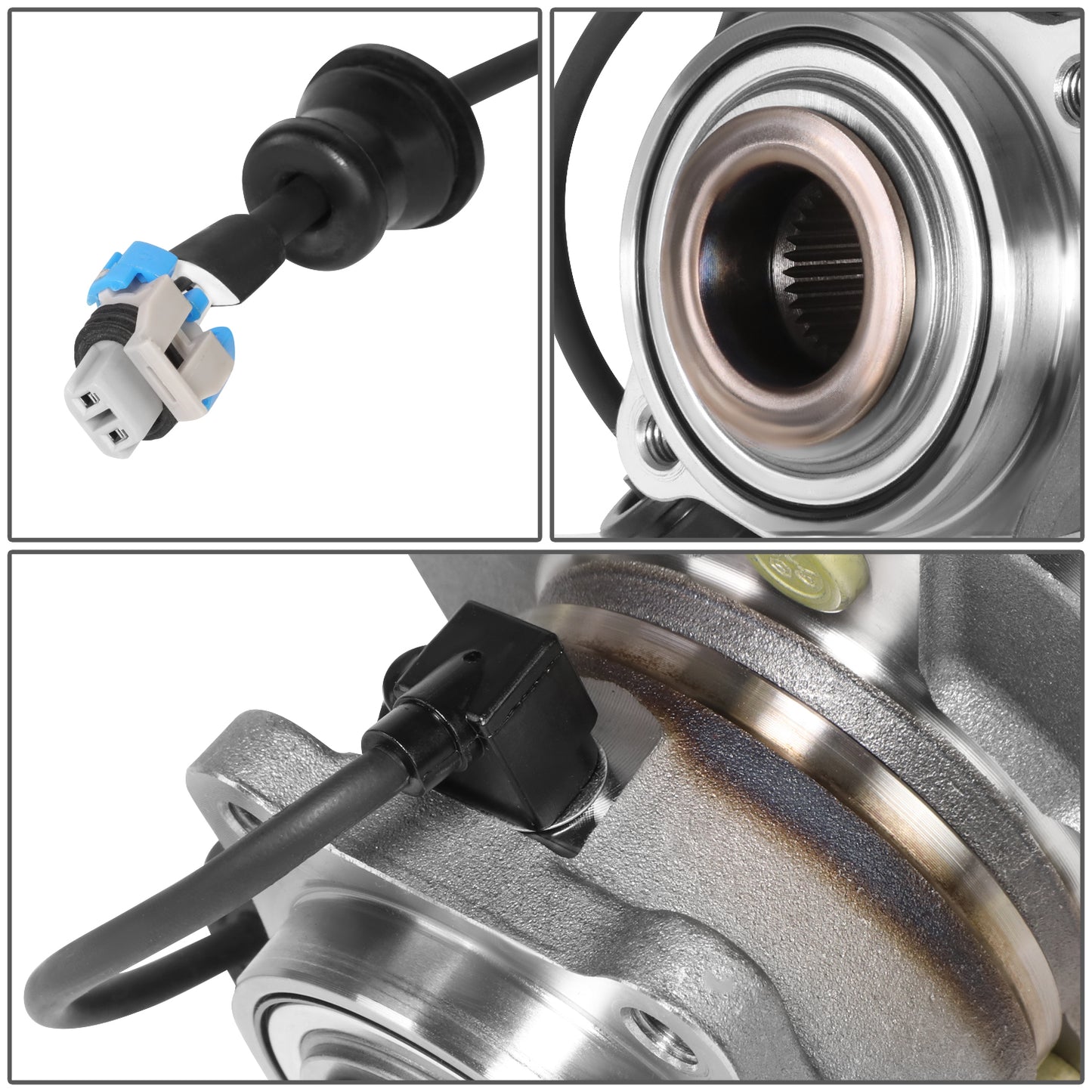 MASA DE RUEDA WHEEL HUBS & BEARINGS - 2005-2006 CHEVROLET EQUINOX / 2006 PONTIAC TORRENT / 2002-2007 SATURN VUE / 4-WHEEL ABS