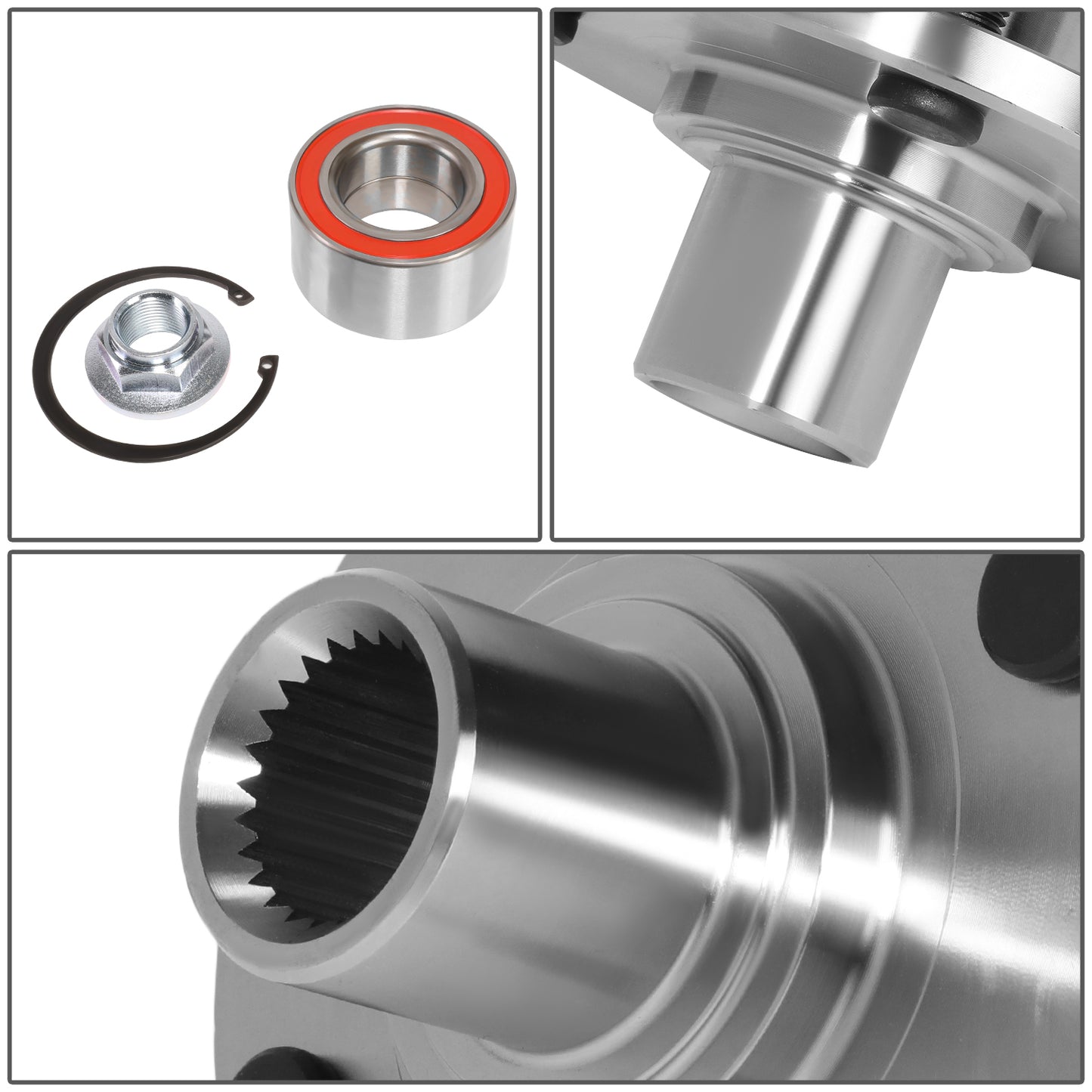 MASA DE RUEDA WHEEL HUBS & BEARINGS - 2004-2010 FORD ECOSPORT / 2001-2010 FORD FIESTA / 2000-2011 FORD FOCUS