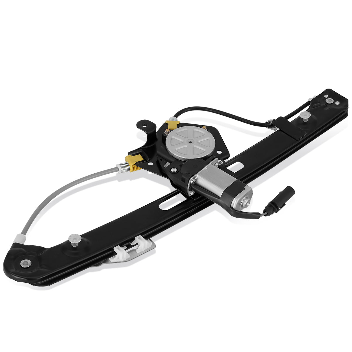 REGULADOR DE VENTANA WINDOW MOTORS & REGULATORS - METALLIC - 99-00 BMW 323I/01-05 BMW 325I/01-05 BMW 325XI/99-00 BMW 328I/ 01-05 BMW 330I/01-05 BMW 330XI - FITS 4-DOOR SEDAN / WAGON MODELS ONLY - METALLIC - BARE STEEL/PLASTIC