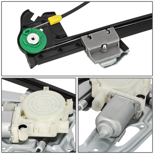 REGULADOR DE VENTANA WINDOW MOTORS & REGULATORS - METALLIC - 01-03 BMW 525I/97-00 BMW 528I/01-03 BMW 530I/97-03 BMW 540I/00-03 BMW M5 - METALLIC - BARE STEEL/PLASTIC