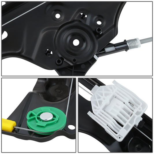 REGULADOR DE VENTANA WINDOW MOTORS & REGULATORS - METALLIC - 13-15 BMW X1 - METALLIC - BARE STEEL/PLASTIC