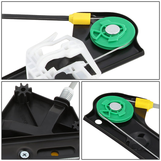 REGULADOR DE VENTANA WINDOW MOTORS & REGULATORS - METALLIC - 04-10 BMW X3 - METALLIC - BARE STEEL/PLASTIC