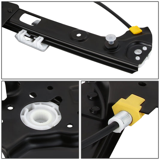 REGULADOR DE VENTANA WINDOW MOTORS & REGULATORS - METALLIC - 00-06 BMW X5 - METALLIC - BARE STEEL/PLASTIC