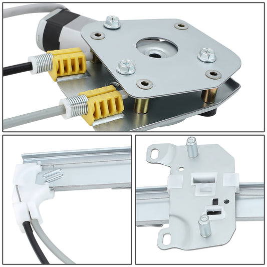 REGULADOR DE VENTANA WINDOW MOTORS & REGULATORS - METALLIC - 97-01 JEEP CHEROKEE - METALLIC - BARE STEEL/PLASTIC