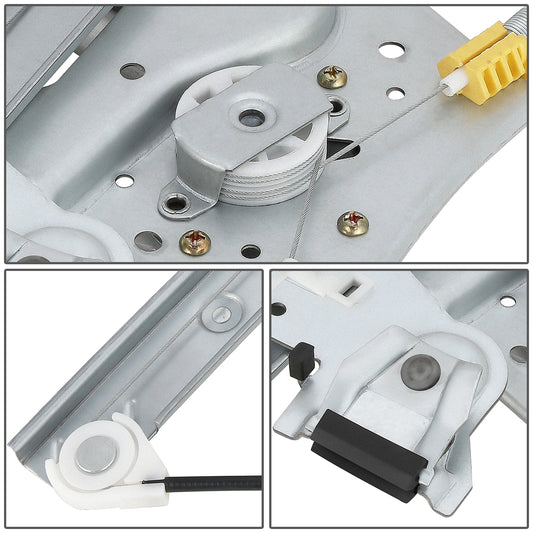 REGULADOR DE VENTANA WINDOW MOTORS & REGULATORS - METALLIC - 00-05 CADILLAC DEVILLE - METALLIC - BARE STEEL/PLASTIC