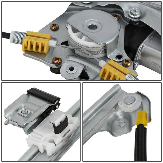 REGULADOR DE VENTANA WINDOW MOTORS & REGULATORS - METALLIC - 07- 14 CADILLAC ESCALADE CHEVY SILVERADO SUBURBAN GMC SIERRA YUKON - METALLIC - BARE STEEL/PLASTIC