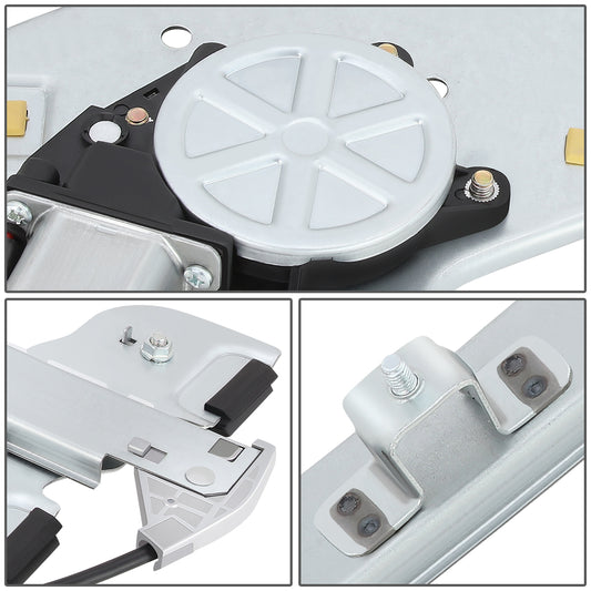 REGULADOR DE VENTANA WINDOW MOTORS & REGULATORS - METALLIC - 00-05 BUICK LESABRE - METALLIC - BARE STEEL/PLASTIC