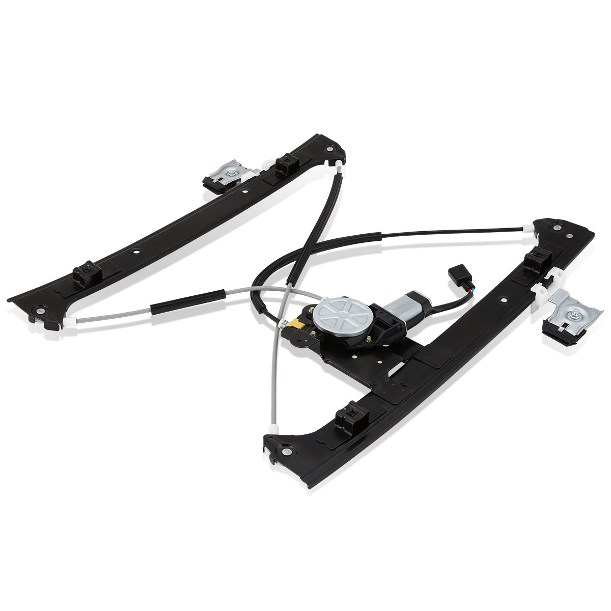 REGULADOR DE VENTANA WINDOW MOTORS & REGULATORS - METALLIC - 04-07 BUICK RAINIER/02-09 CHEVY TRAILBLAZER/02-09 GMC ENVOY/03-08 ISUZU ASCENDER/02-04 OLDSMOBILE BRAVADA/05-09 SAAB 9-7X - METALLIC - BARE STEEL/PLASTIC