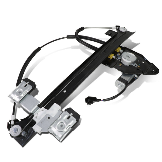 REGULADOR DE VENTANA WINDOW MOTORS & REGULATORS - METALLIC - 04-07 BUICK RAINIER/02-09 CHEVY TRAILBLAZER/02-09 GMC ENVOY/04-08 ISUZU ASCENDER/02-04 OLDSMOBILE BRAVADA/05-09 SAAB 9-7X - FITS TRAILBLAZER, ENVOY, ASCENDER MODELS WITH 5 PASSENGER SEATING -