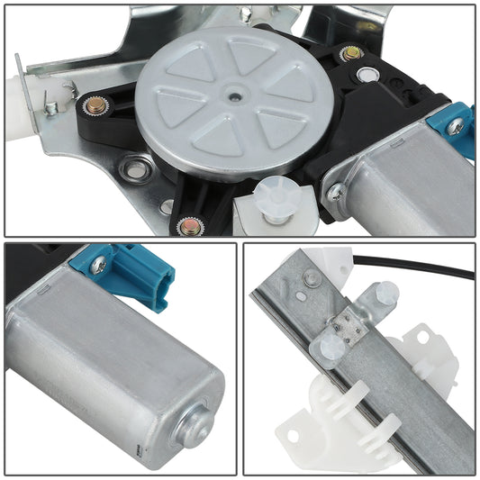 REGULADOR DE VENTANA WINDOW MOTORS & REGULATORS - METALLIC - 96-00 HYUNDAI ELANTRA - METALLIC - BARE STEEL/PLASTIC