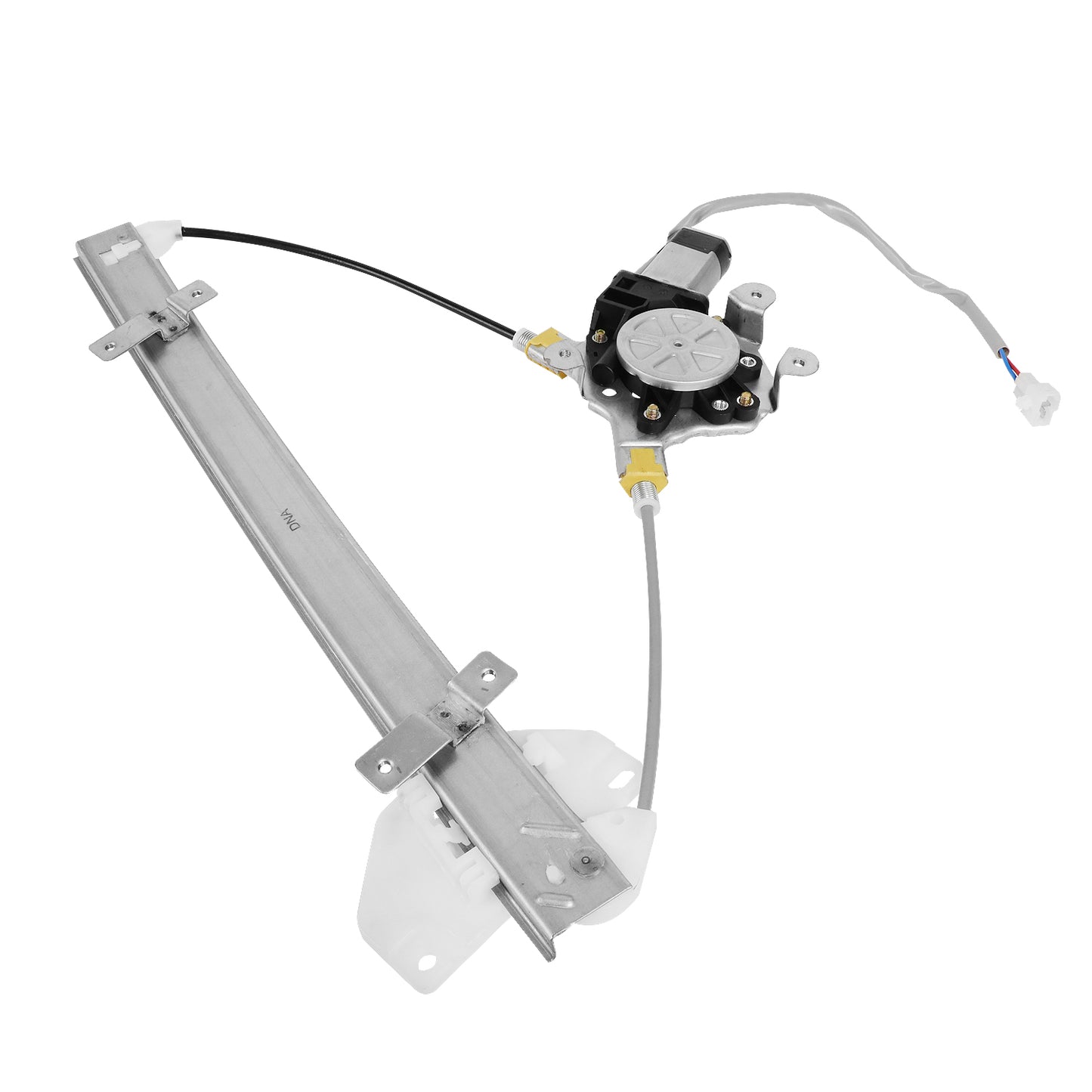 REGULADOR DE VENTANA WINDOW MOTORS & REGULATORS - METALLIC - 93-96 MITSUBISHI MIRAGE SEDAN - METALLIC - BARE STEEL/PLASTIC