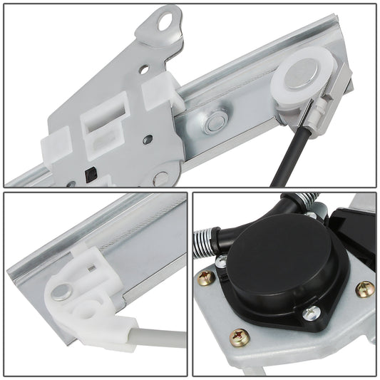 REGULADOR DE VENTANA WINDOW MOTORS & REGULATORS - METALLIC - 01-06 MAZDA TRIBUTE - METALLIC - BARE STEEL/PLASTIC