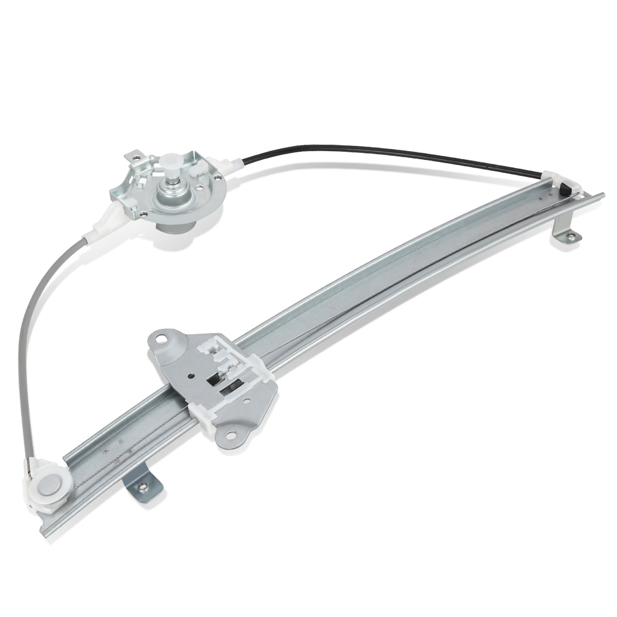 REGULADOR DE VENTANA WINDOW MOTORS & REGULATORS - METALLIC - 87-90 NISSAN SENTRA SEDAN / WAGON/ 87-90 NISSAN TSURU - METALLIC - BARE STEEL/PLASTIC