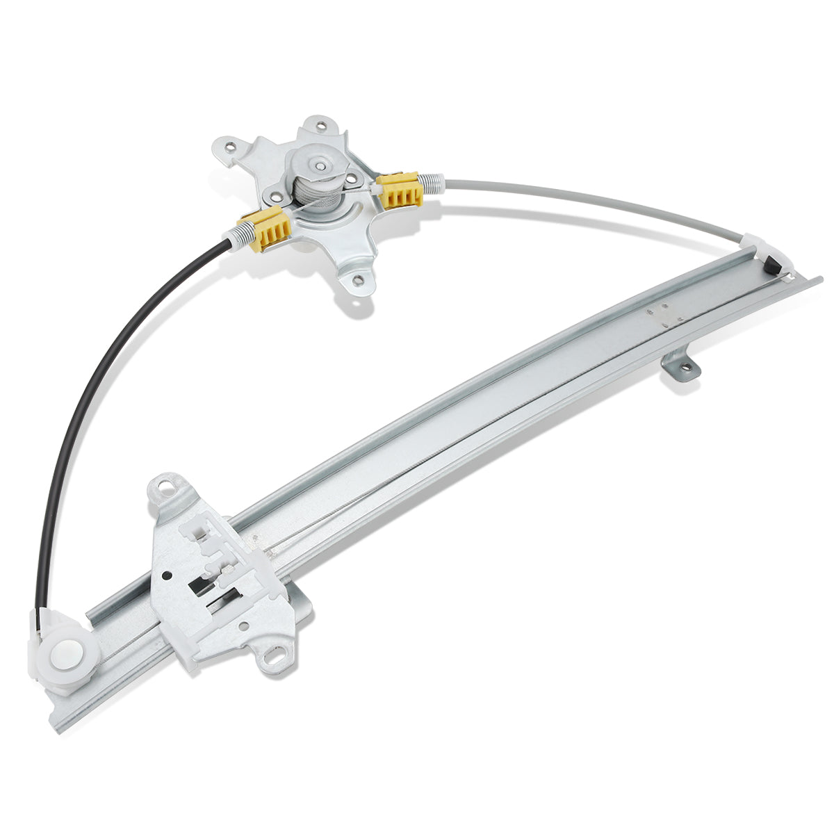 REGULADOR DE VENTANA WINDOW MOTORS & REGULATORS - METALLIC - 91-94 NISSAN SENTRA/91-12 NISSAN TSURU SEDAN / WAGON - METALLIC - BARE STEEL/PLASTIC